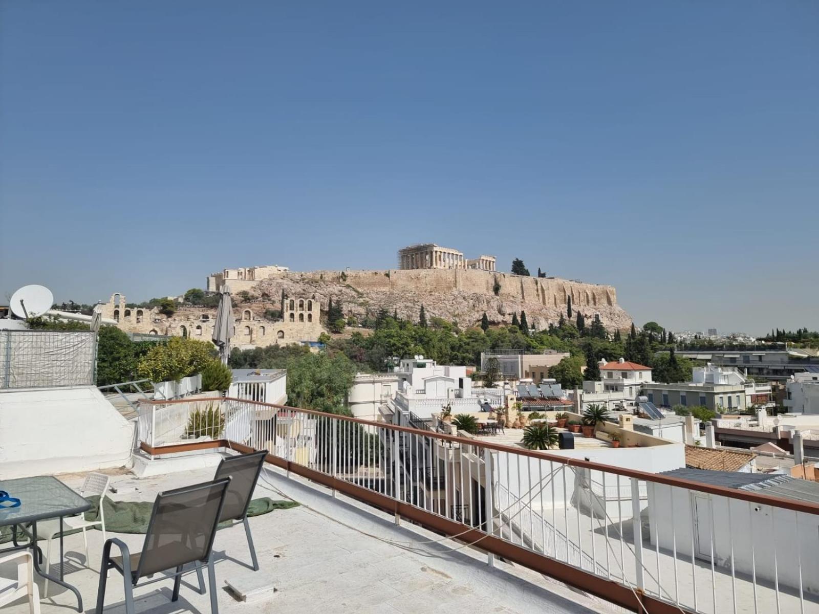 Στούντιο Διπλα Στην Ακρόπολη Lägenhet Aten Exteriör bild