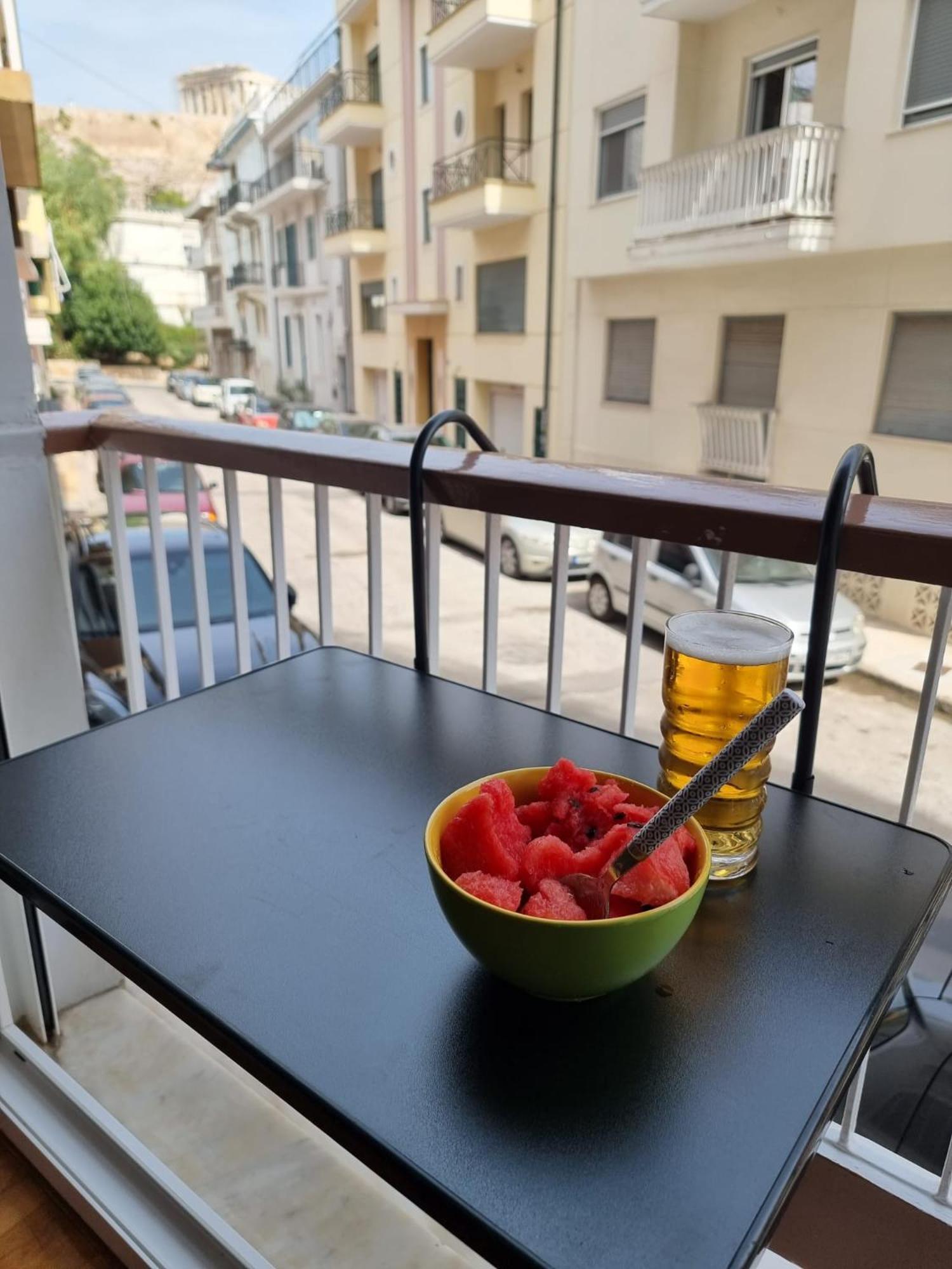 Στούντιο Διπλα Στην Ακρόπολη Lägenhet Aten Exteriör bild
