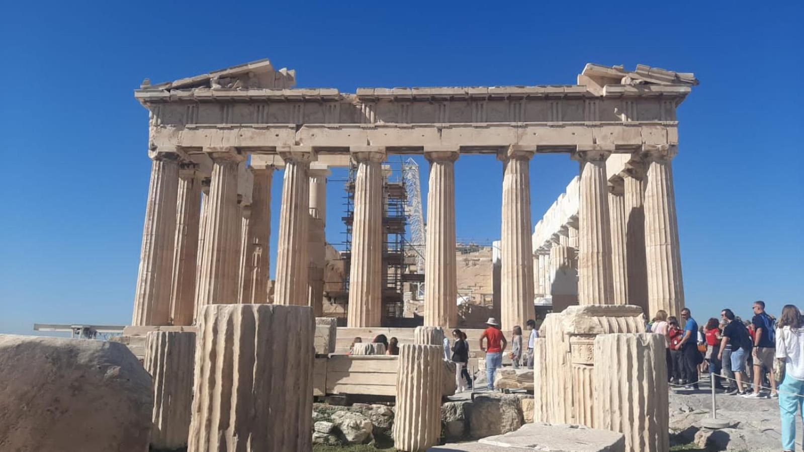 Στούντιο Διπλα Στην Ακρόπολη Lägenhet Aten Exteriör bild